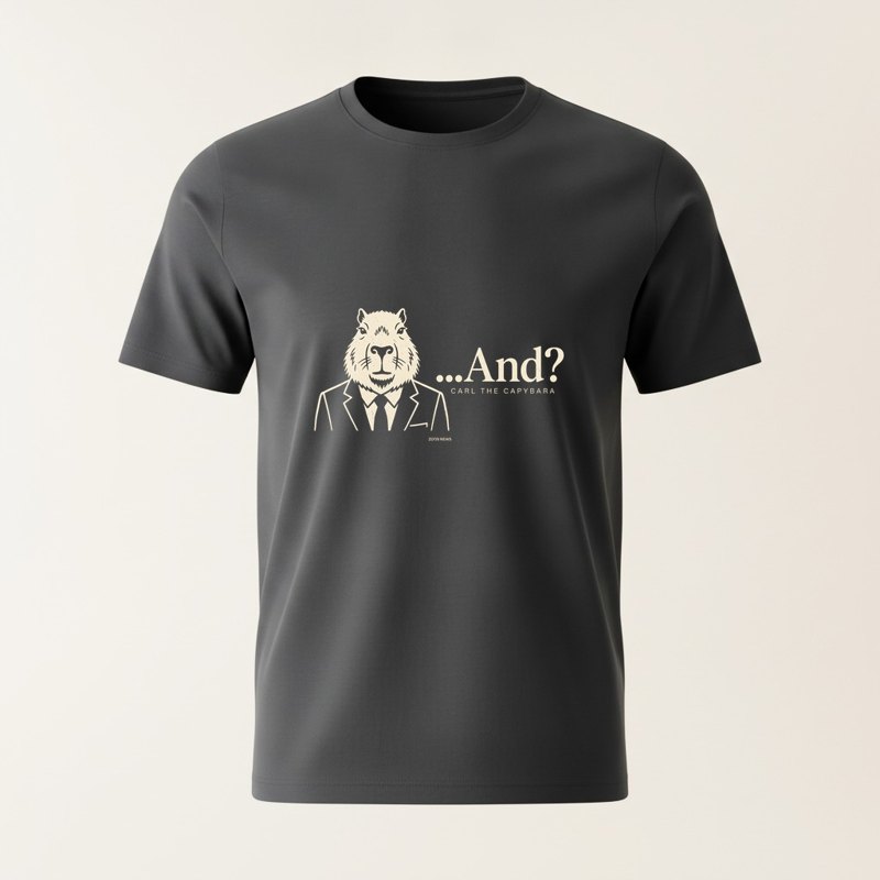 Carl the Capybara ...And? tee