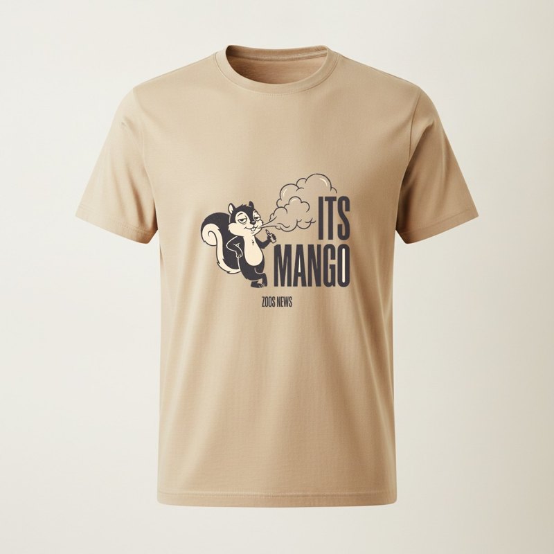 Its Mango vaping squirrel tee