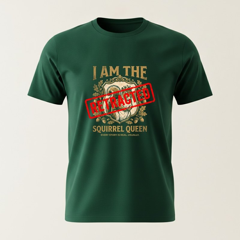 Squirrel Queen RETRACTED tee